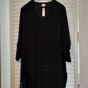Lined sheer Chico's tunic